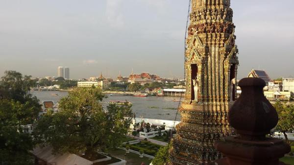 Il panorama dal Wat Arun, Bangkok (foto di Patrick Colgan, 2014)